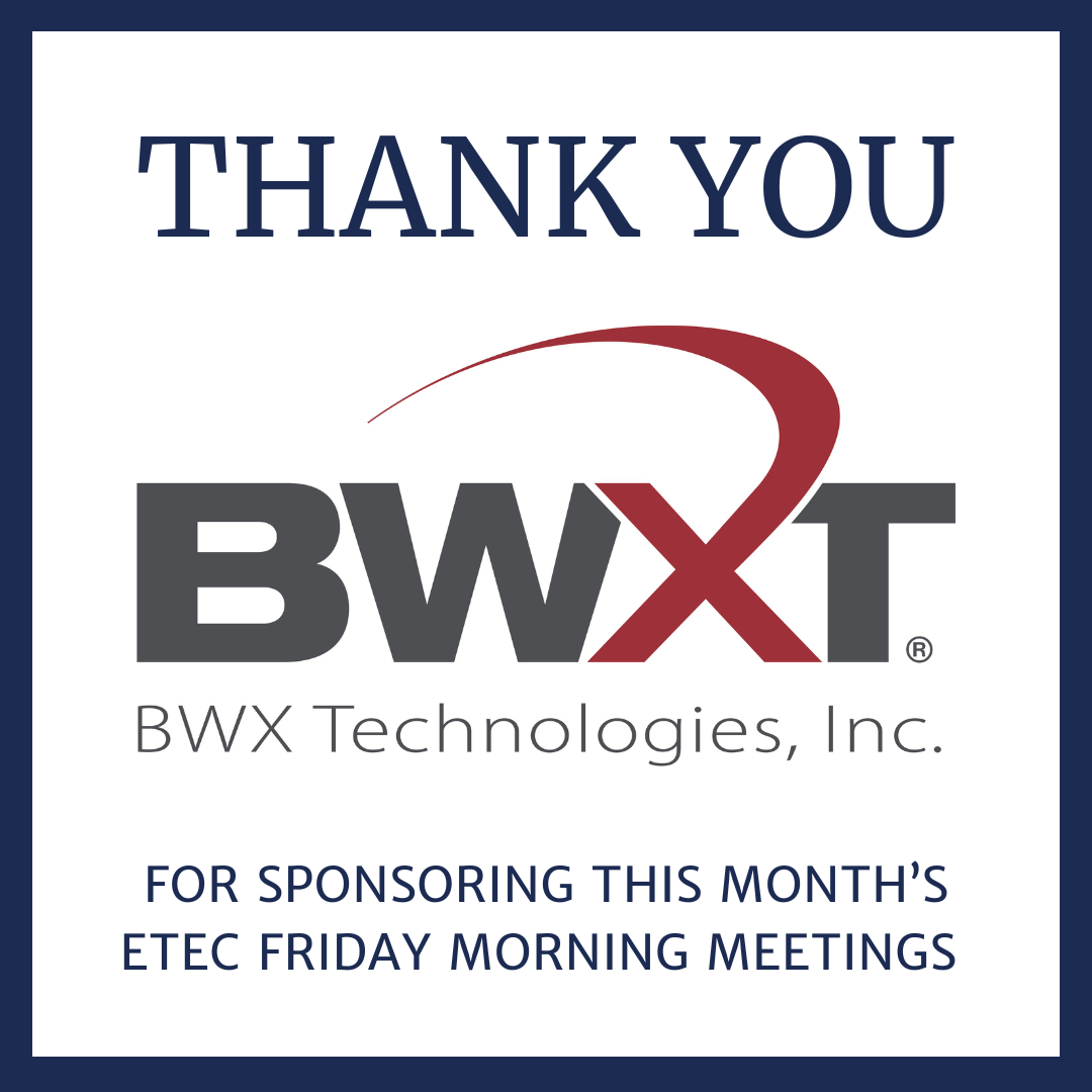 6.2025 BWXT Breakfast Sponsor Graphic for Website and Horizontal Table Sign