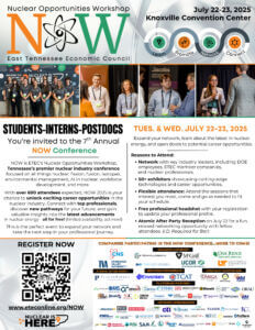 NOW 2025 Student Flyer