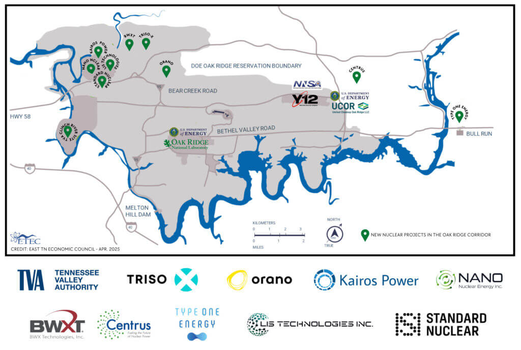 2025 Map of OR New Nuclear Projects - 7.1.25 2025 Map of OR New Nuclear Projects - 7.1.25