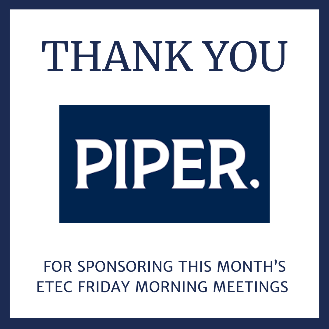 9.2025 Piper Communications Breakfast Sponsor Graphic for Website and Horizontal Table Sign