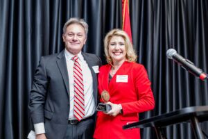 10a ETEC Annual Meeting 2025-Awardee Ashley Golden with presenter Eric Abelquist 10a ETEC Annual Meeting 2025-Awardee Ashley Golden with presenter Eric Abelquist