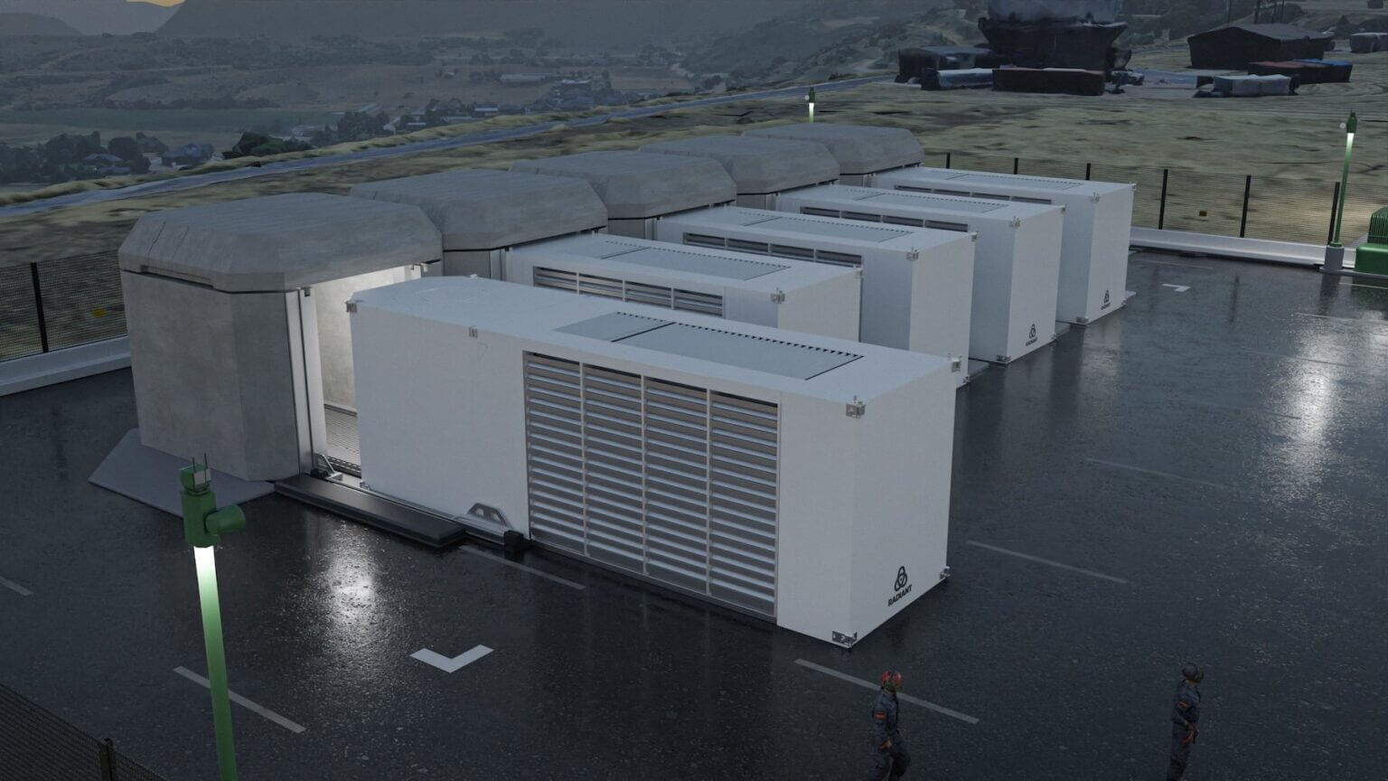 Radient microreactor rendering Kalidos