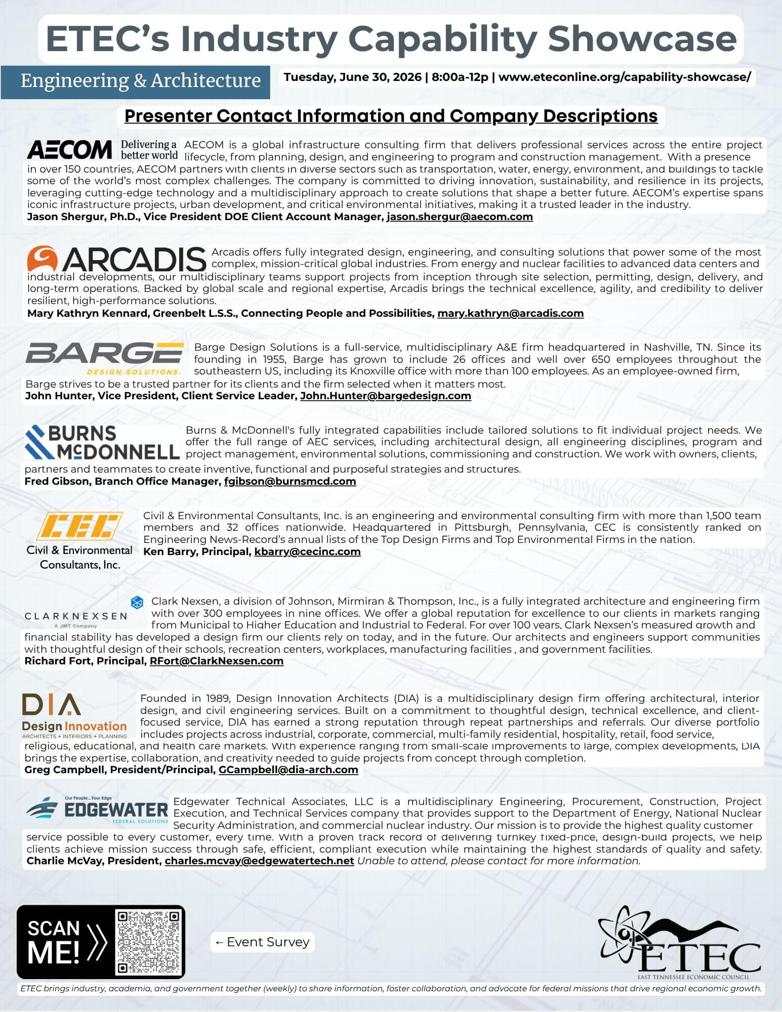 A/E Flyer 2026