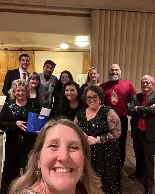 Front: Cindy Bailey
1st Row L to R: Jacque Boudreau, Madison Darling, Stephanie Edge, Melissa Ebsch
Back Row L to R: Josh Nerat, Nathan Zahnow, Amanda Zahnow, Sandy &amp; Dr. Aaron Steuck, John Hofer