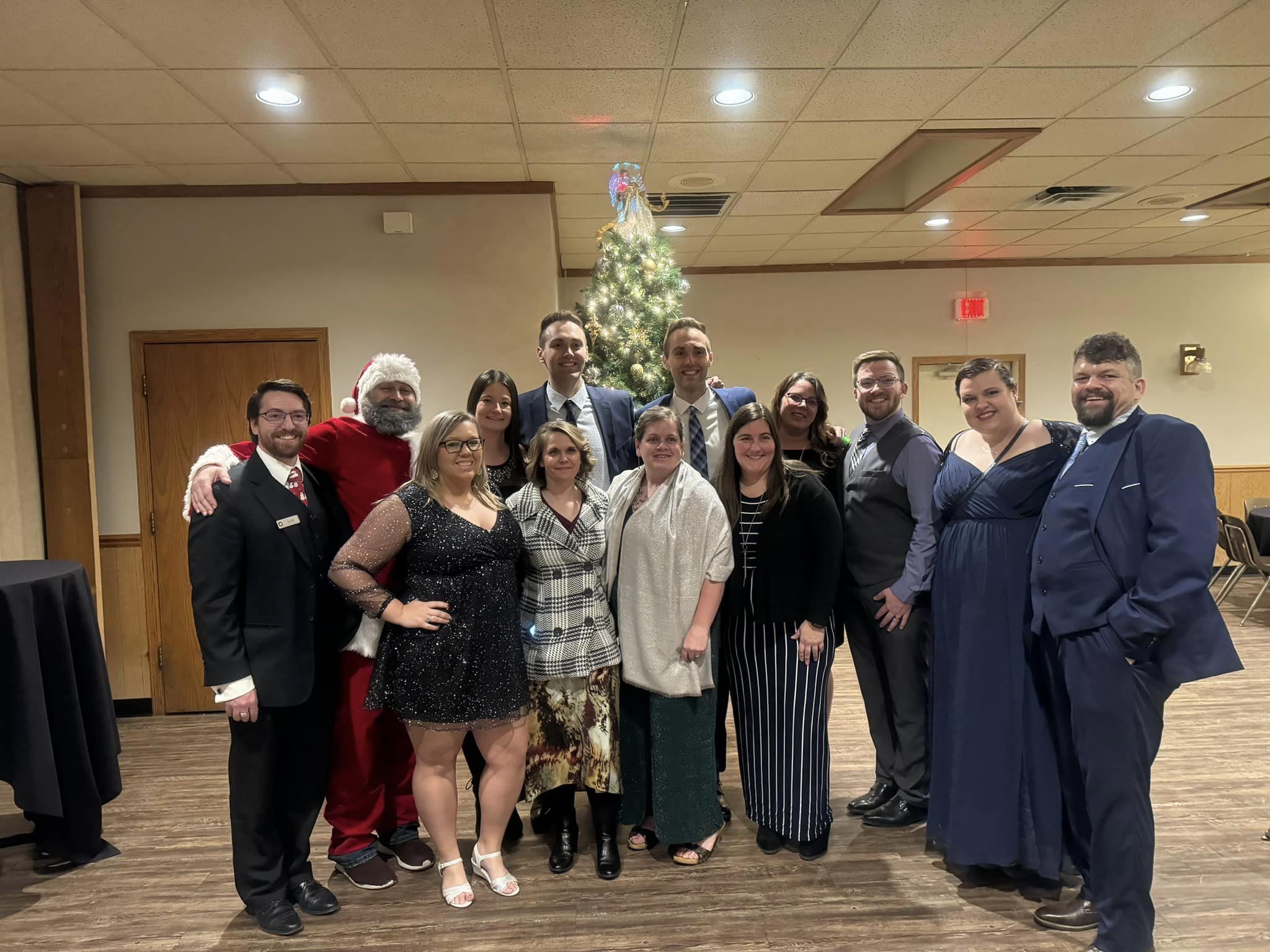 Back Row: Adam Orth, Aaron Stueck, Kellie McCarthy, Kyle Klumb, Kody Klumb, Amanda Kalkhoff, Adam Landenberger, Hilary Homa, Jeffery Mattingly
Front Row: Cecilie Beaudo, Cassandra Brown, Chantel Stuppnig, Leha Lebich