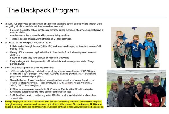 BPD Backpack Program Day - February 2025