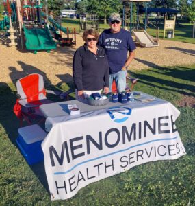 Menominee Health Services at the 7.17.25 Concert in the Park - Rollin' Concert Sponsor!
