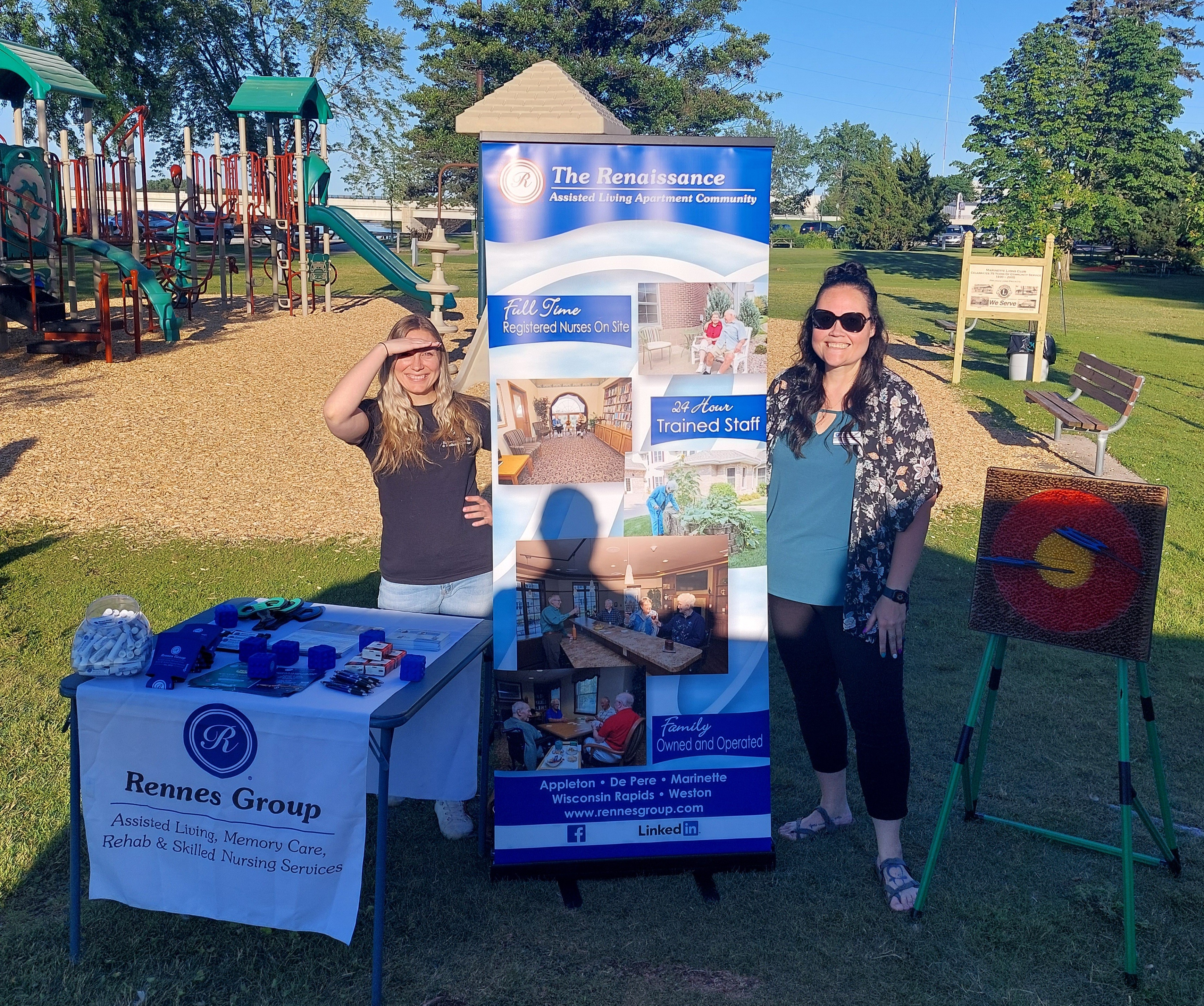 Rennes Group at the 7.17.25 Concert in the Park - Movin' Concert Sponsor!