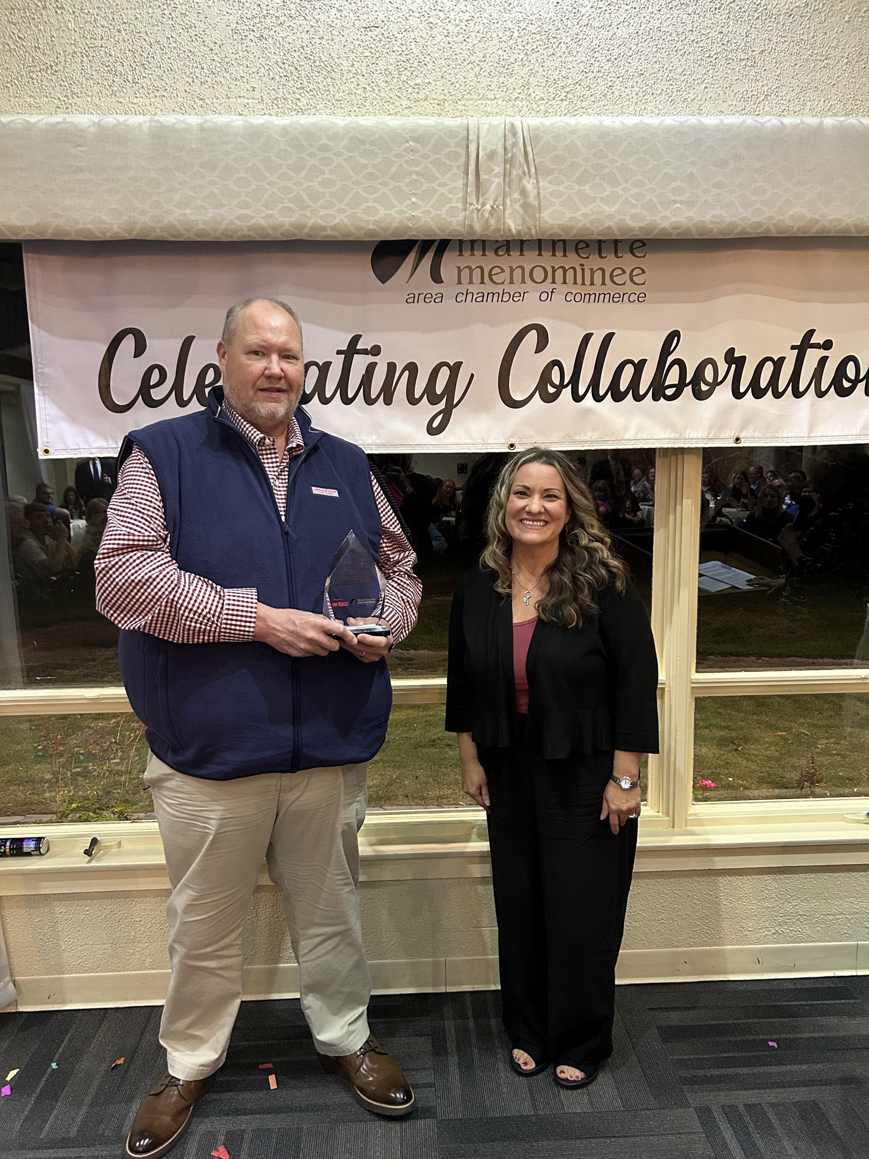 Edwin Jackson, Facility Manager -Caterpillar Fluid Transfer Solutions / Heather Thomas, UP Michigan Works!