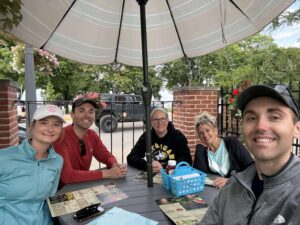 Quick break at Murray's in Menominee, MI