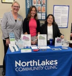 NLCC BAH C 10.21.25 Pictured L to R: Ellen Grabian, M/M Chamber, Lauren Bayerl, NLCC, and Mary Karchinski, NLCC