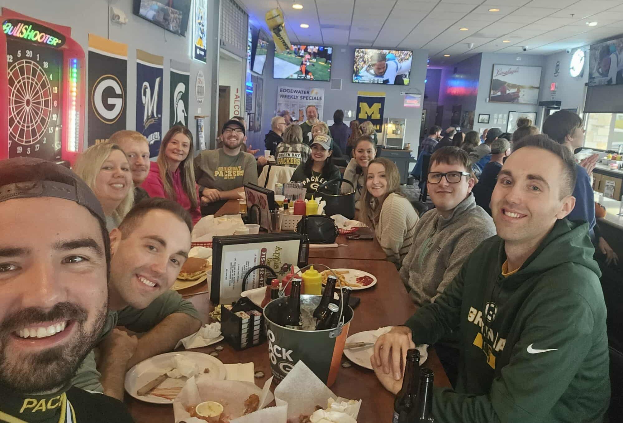 WAVE YP Tackles Networking and Recruiting at Annual Packer Viewing Event on 11.02.25! Hosted by Edgewater in Marinette, WI.