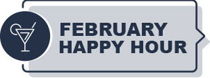 February Happy Hour Graphic