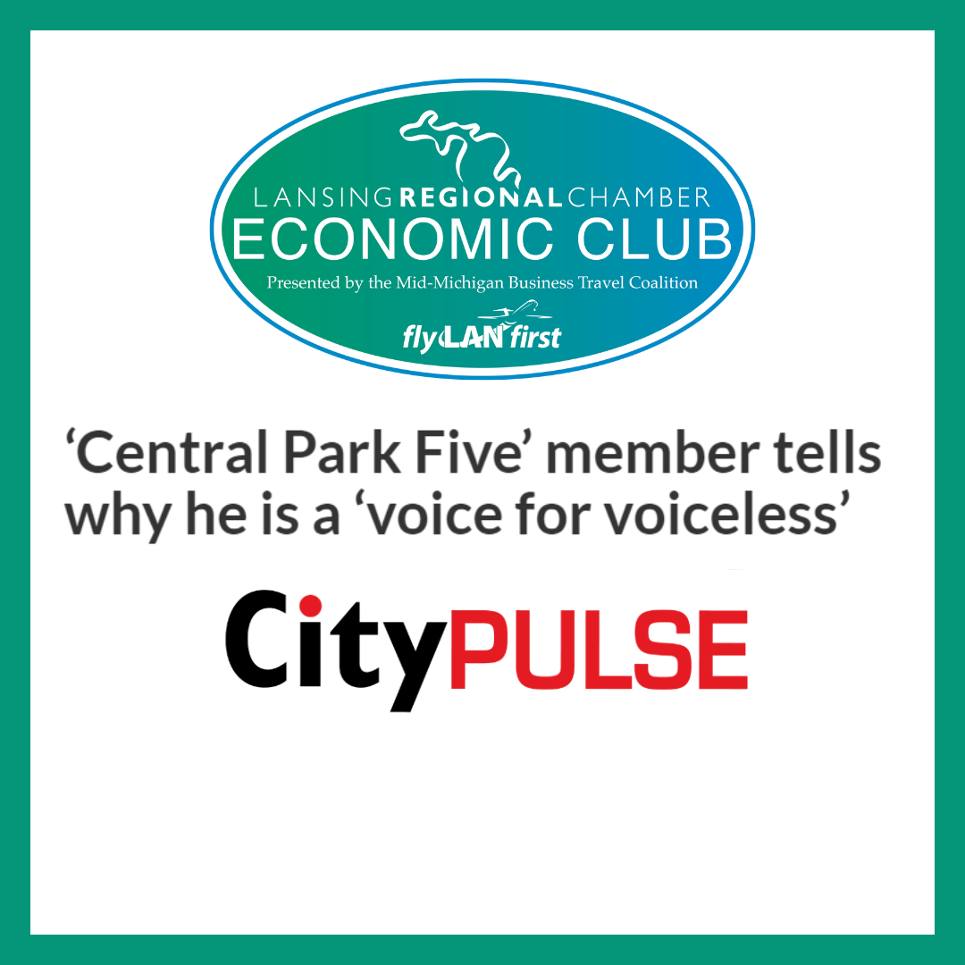 February: Central Park Five member tells why he is a 'voice for voiceless' (City Pulse)