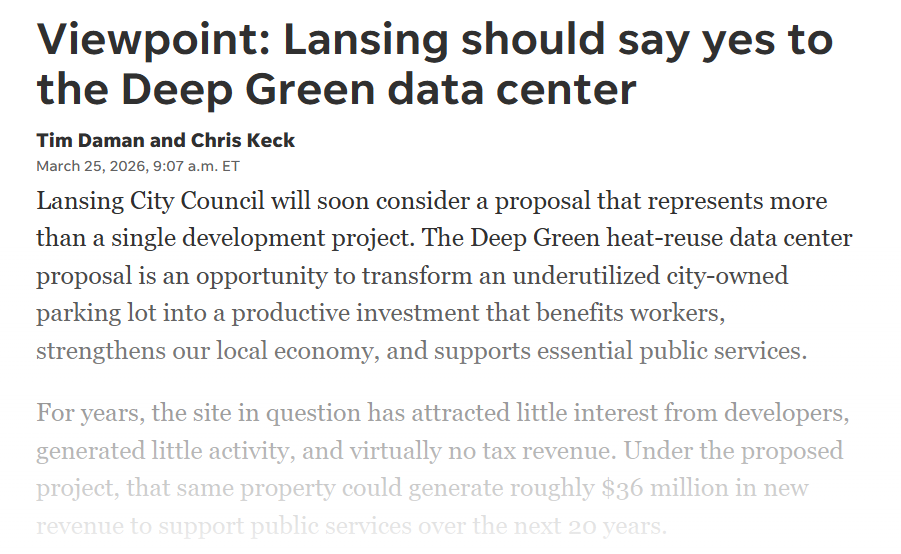 lsj article deep green