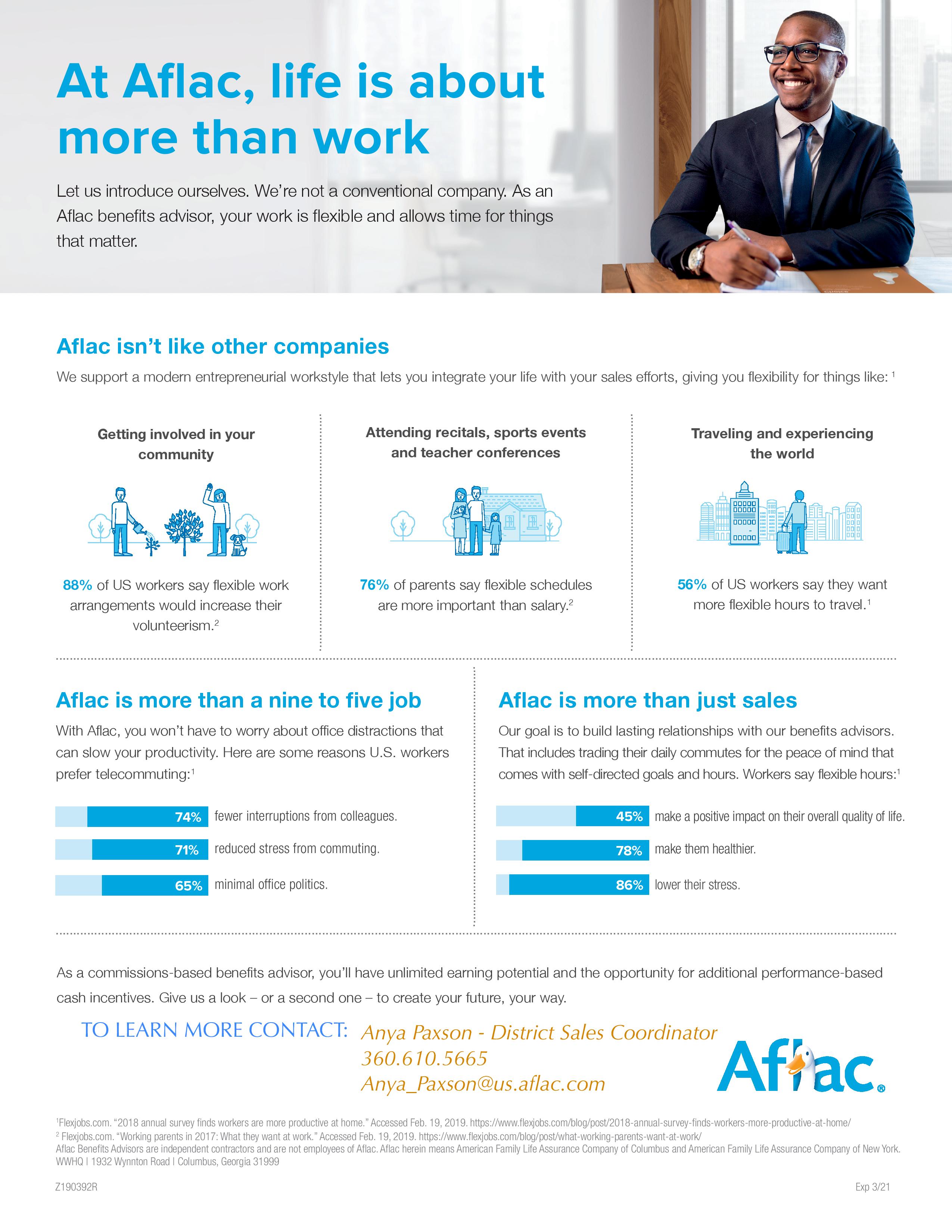 The Aflac Lady is Hiring! - Skagit Valley Chamber of Commerce
