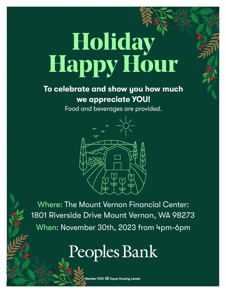 Holiday Happy Hour with Peoples Bank Mount Vernon Chamber of Commerce