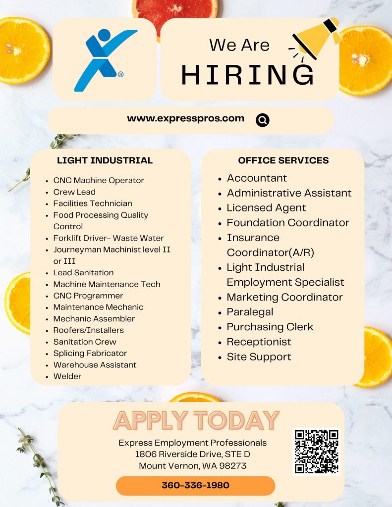 Express Employment Professionals is hiring Mount Vernon Chamber of