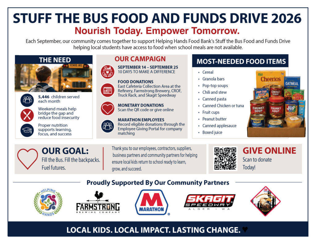 Stuff the Bus Food and Funds Drive A Stuff the Bus Food and Funds Drive A