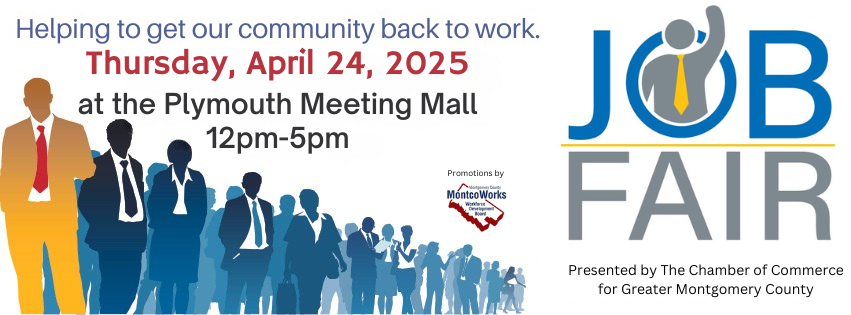 Helping to get our community back to work. Thursday, April 24, 2025 at the Plymouth Meeting Mall 12pm-5pm (3)