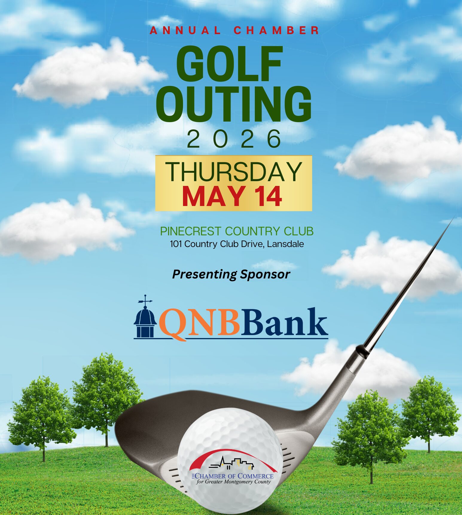 2026 Golf Flyer Landing Page No sponsors
