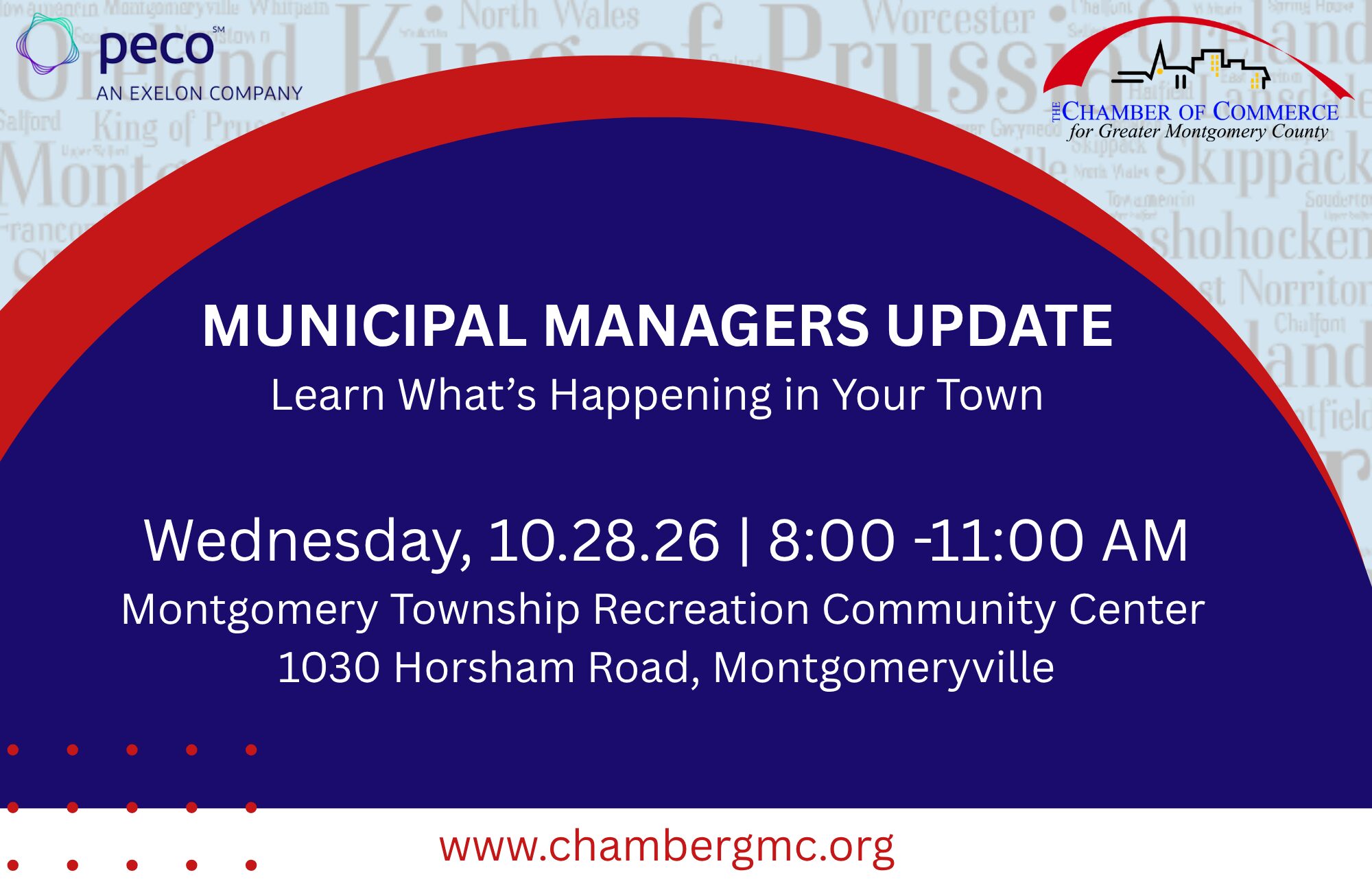 2026 Municipal Managers Update Graphic