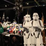 star wars decorated table at chairman's ball