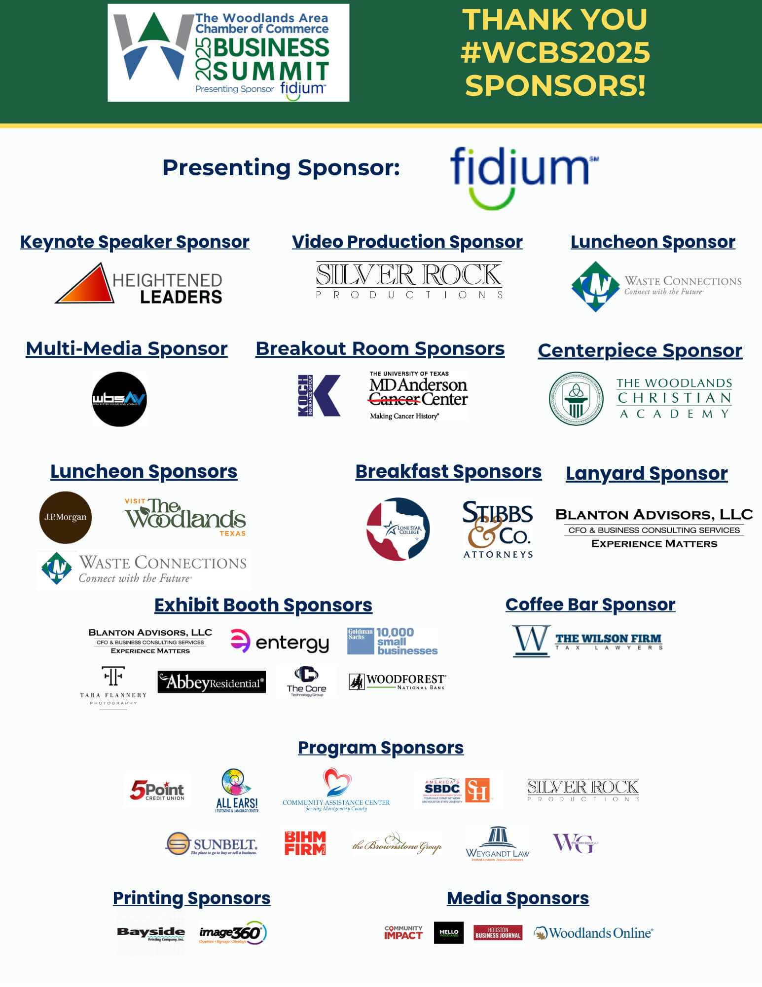 2025 Business Summit sponsors for website