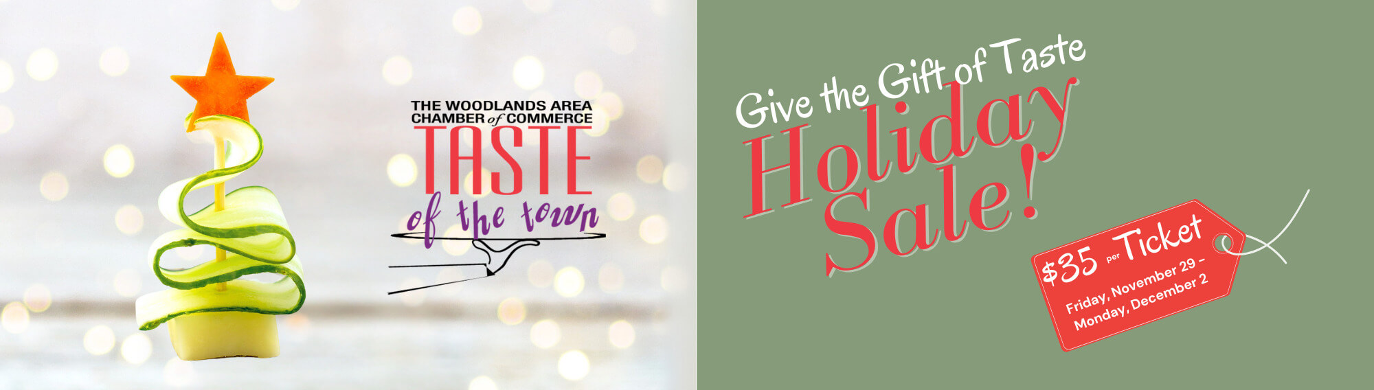 TOTT Holiday Sale Website Banner