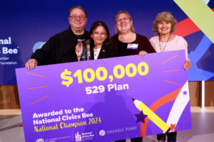 The 2024 National Civics Bee National Championship, held by the U.S. Chamber of Commerce Foundation, at the U.S. Chamber of Commerce in Washington, DC, USA, 12 November, 2024. Photo by Jonathan Ernst / © U.S. Chamber of Commerce