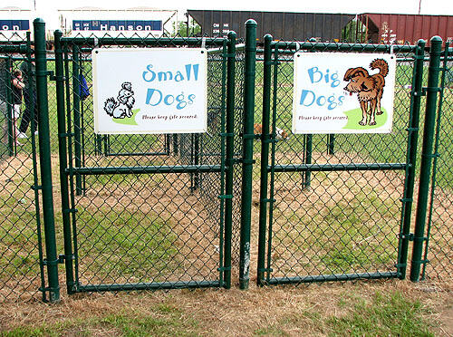 Bark Park entrance