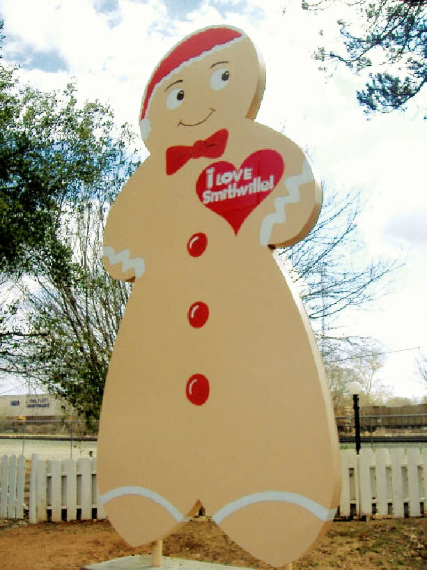 World's largest gingerbread man cookie