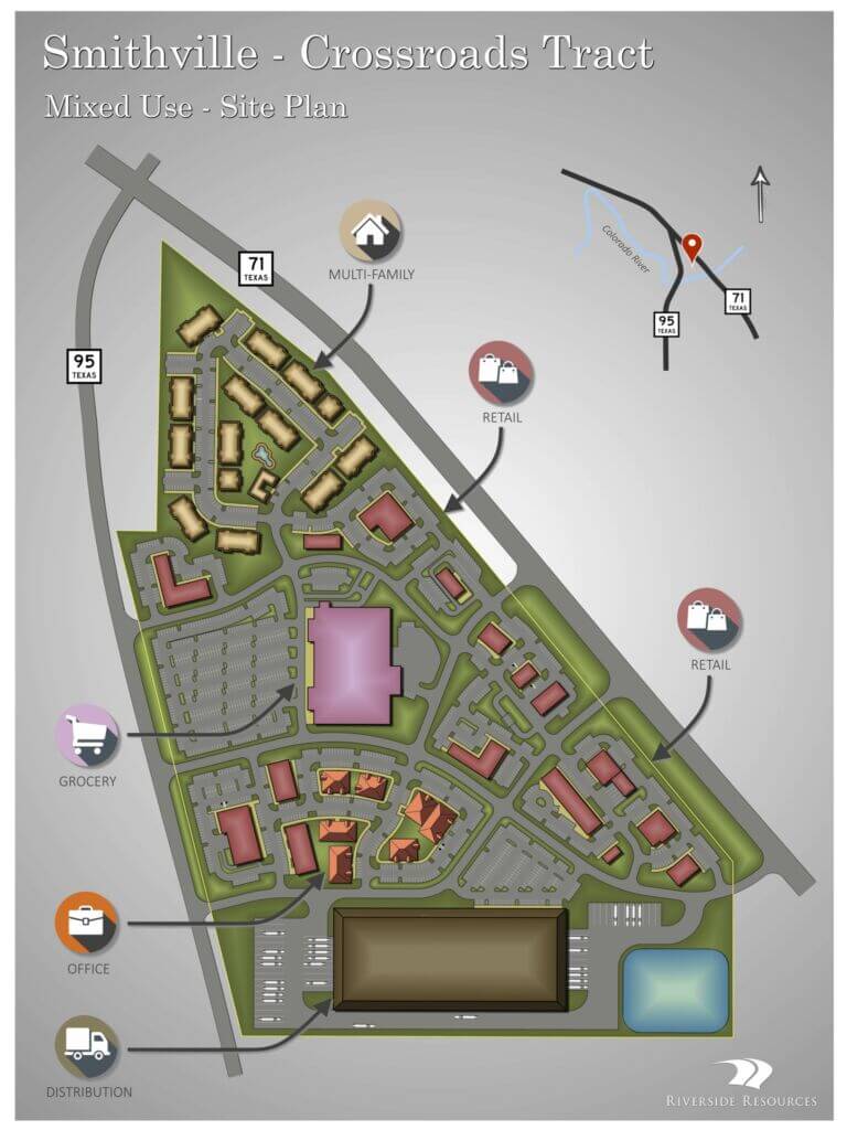 Smithville Crossroads Tract Map