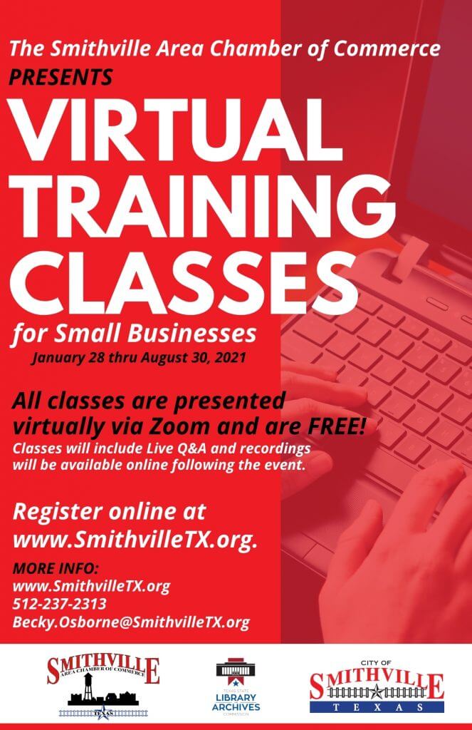 Virtual Training Classes Poster