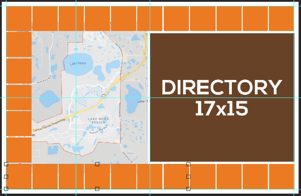 Map/Directory ad layout