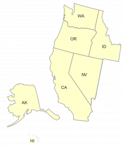 ASA Western Region Map