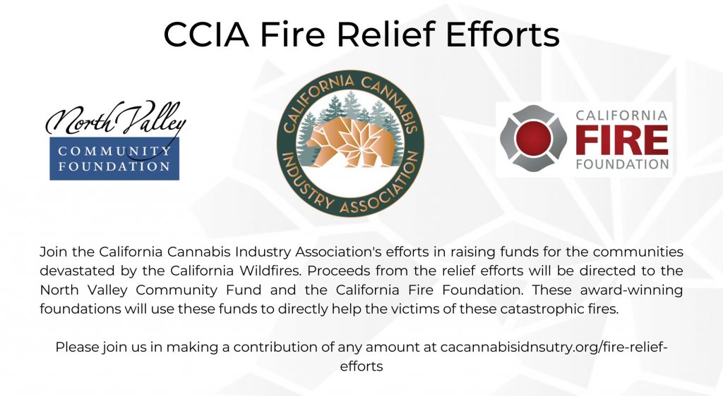 CCIA Fire Relief Efforts