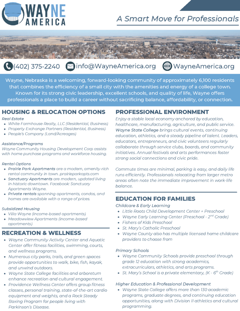 Wayne Area - NSR Flyer