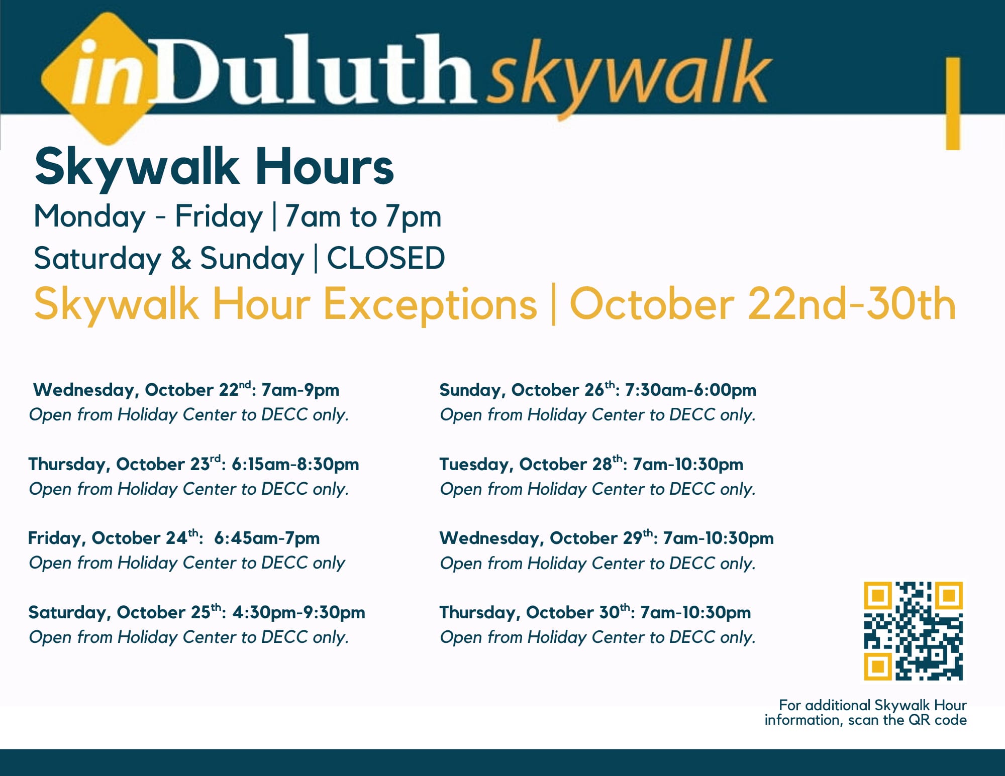 Copy of SKYWALK HOURS October (11 x 8.5 in)