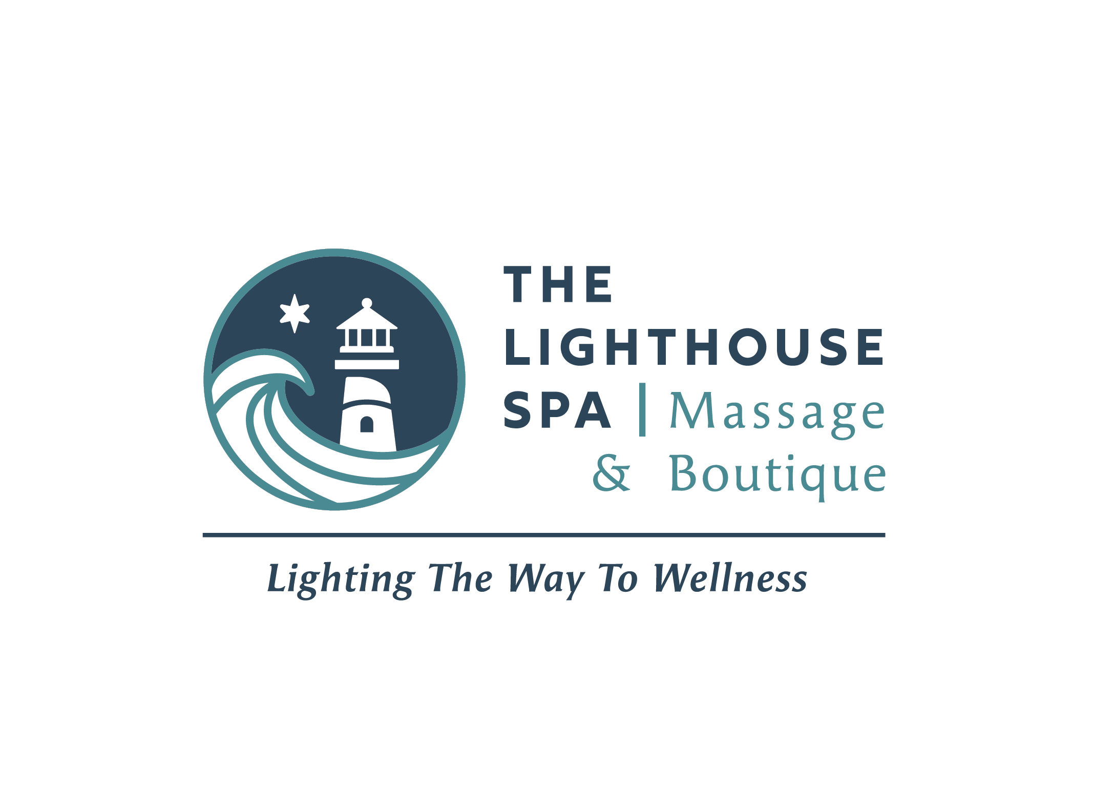 The Lighthouse Spa_Logo_Primary Logo with Tagline_CMYK