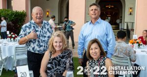 (L to R) Chad Karasaki, Leilani Karasaki, Shirley Grossi, and Mike Grossi