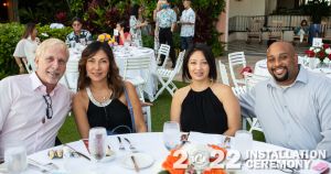 (L to R) Mike Baulig, Michelle Lau, Clarissa Stevenson, and Mark Stevenson