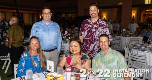 (L to R) Top Row: Peter Mercuris and Ren Mitchell. Bottom Row: Naomi Mercuris, Tammie Oka, and Aaron Lane.