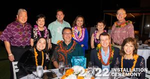 (L to R) Top Row: Dean Uchida, Joy Uchida, Justin Walthall, Cheryl Walthall, Gail Wilson, and Bill Wilson. Bottom Row: Kate Wilhelm, Lance Wilhelm, Garrett Sullivan, and Jerelyn Sullivan.