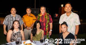 (L to R) Top Row: Dan Masumoto, David Nakamura, Emmett Kinney, and Adam Inaba. Bottom Row: Shareen Masumoto, Mei Li Kinney, and Jenna Inaba.