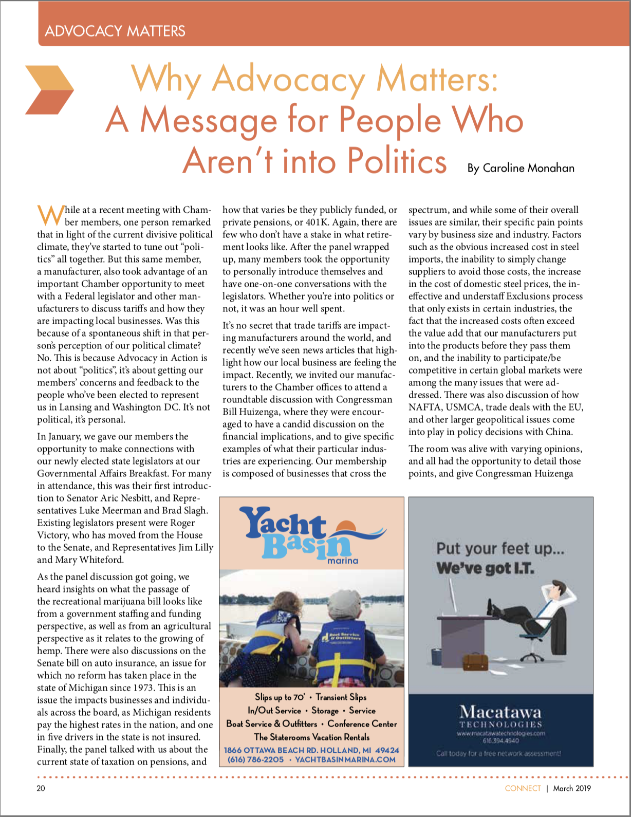 Connect Magazine Article