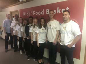 Volunteers at Kids Food Basket
