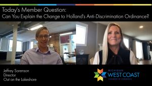 Member Question City of Holland Anti-Discrimination Ordinance