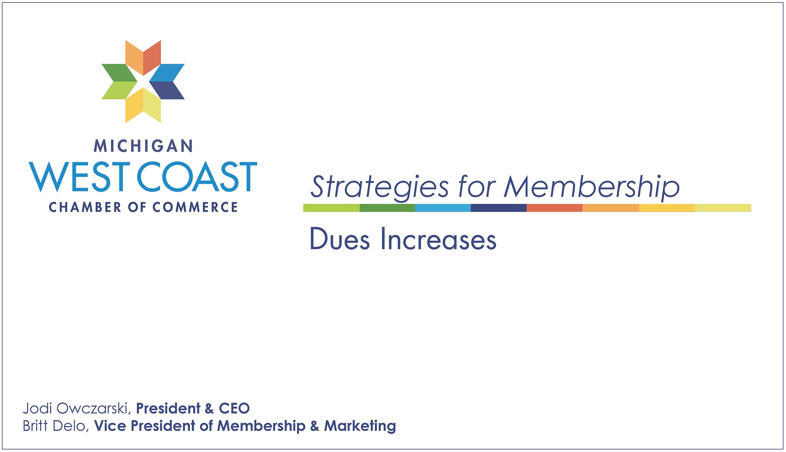 Strategies for Membership Dues Increases