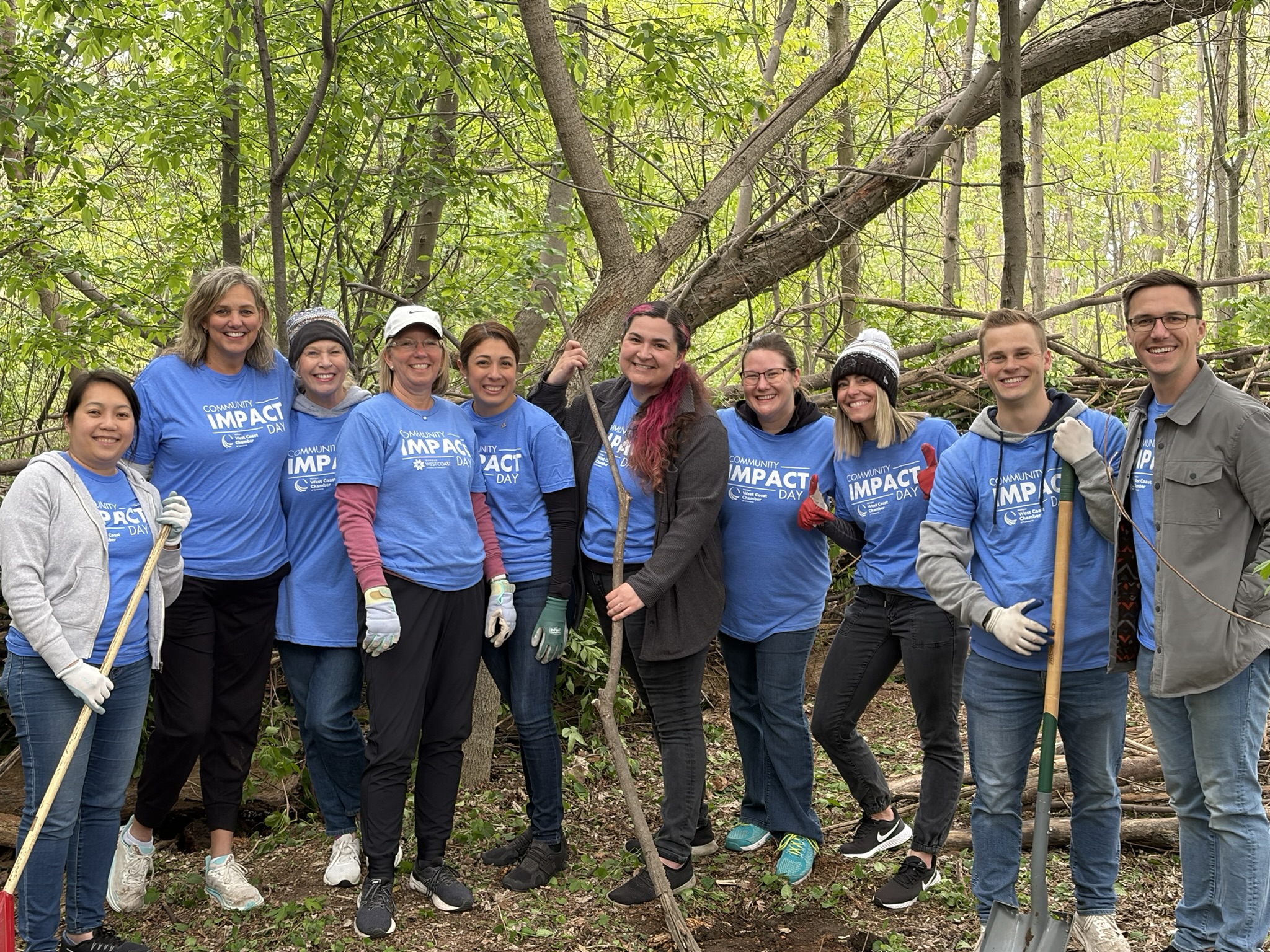 Community Impact Day volunteer team